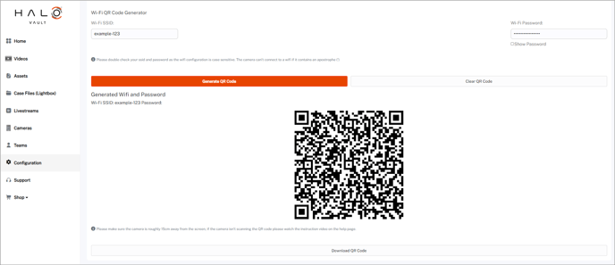 Vault-ConfigurationSettings-QRCode