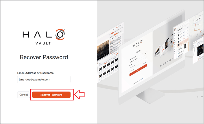 Vault-RecoverPassword