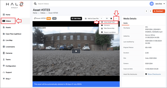 Vault-VideosPage-AuditTrail-1